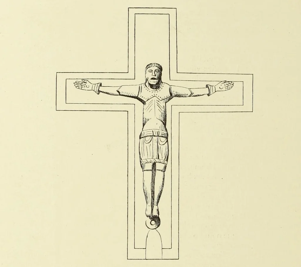 An illustration from Le crucifix dans l'histoire, dans l'art, dans l'áme des saints et dans notre vie, 1905, leaf 390