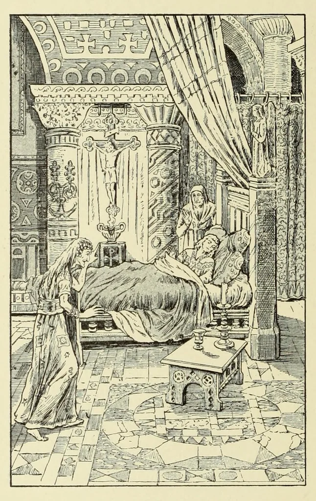 An illustration from Le crucifix dans l'histoire, dans l'art, dans l'áme des saints et dans notre vie, 1905, leaf 416