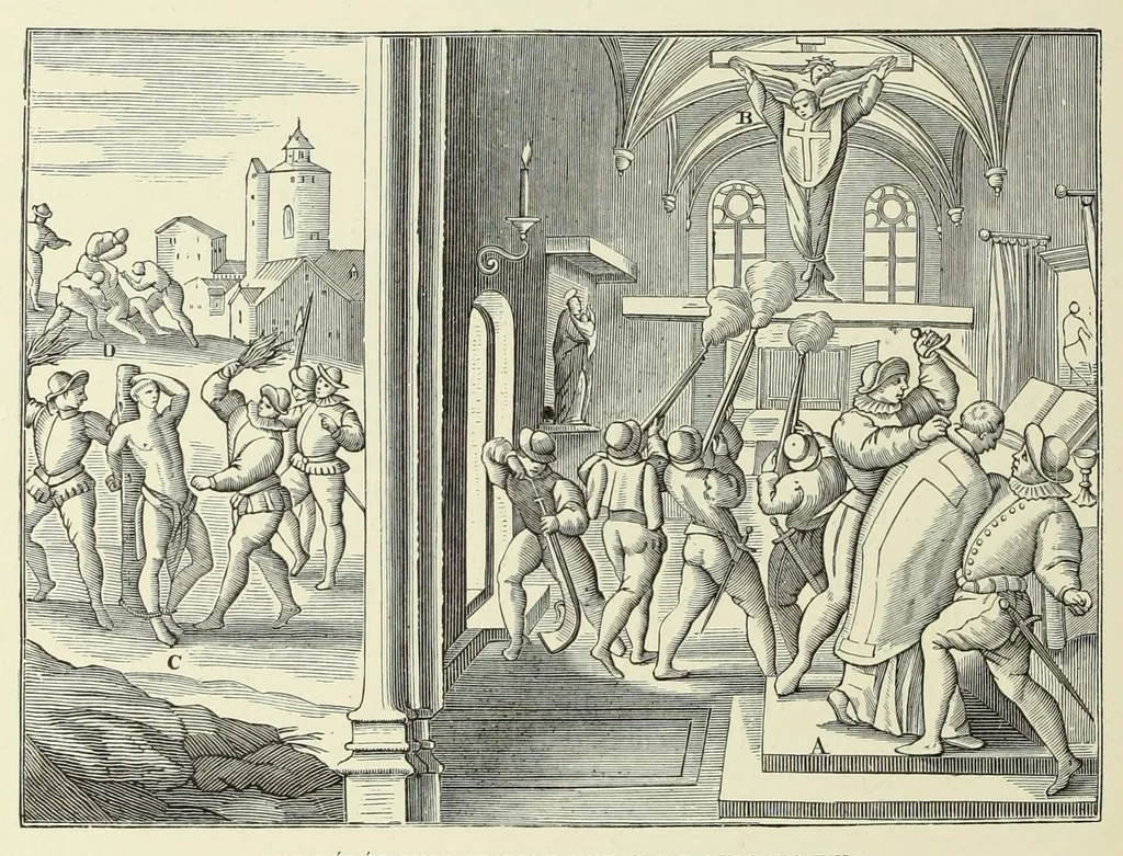 An illustration from Le crucifix dans l'histoire, dans l'art, dans l'áme des saints et dans notre vie, 1905, leaf 70