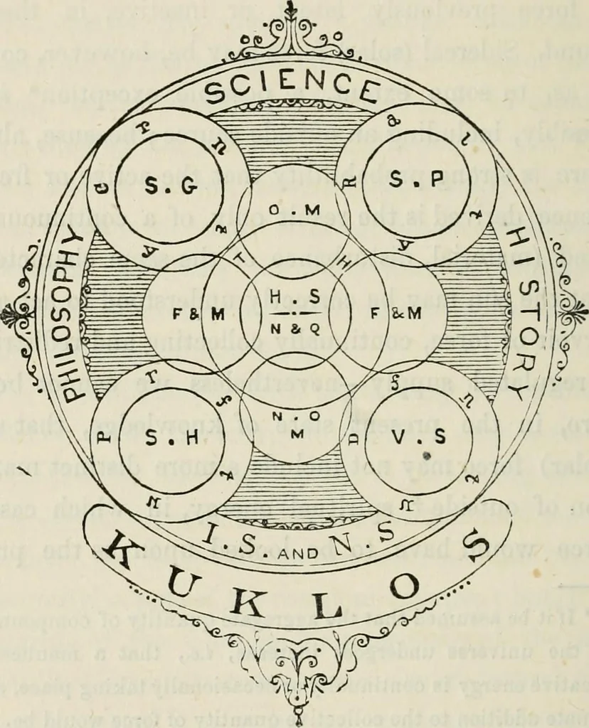 An illustration from Lectures on astronomical theories, 1876, leaf 163