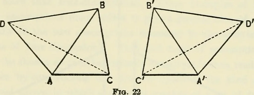 An illustration from Lectures on fundamental concepts of algebra and geometry, 1911, leaf 193
