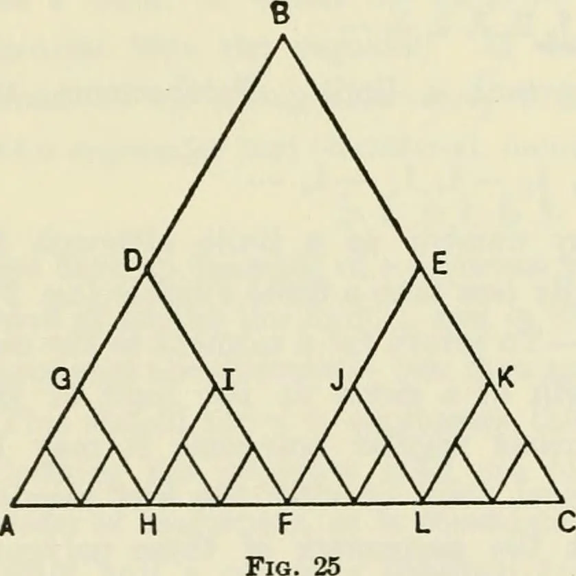 An illustration from Lectures on fundamental concepts of algebra and geometry, 1911, leaf 219