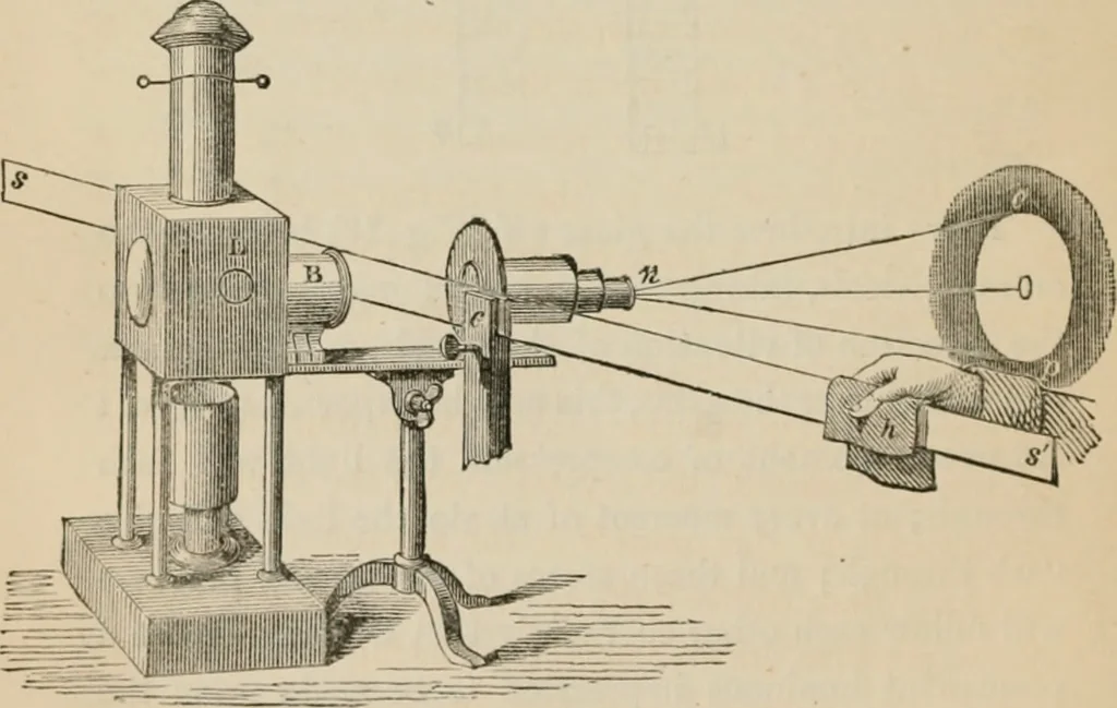 An illustration from Lectures on light, delivered in the United States in 1872-'73; with an appendix, 1873, leaf 121