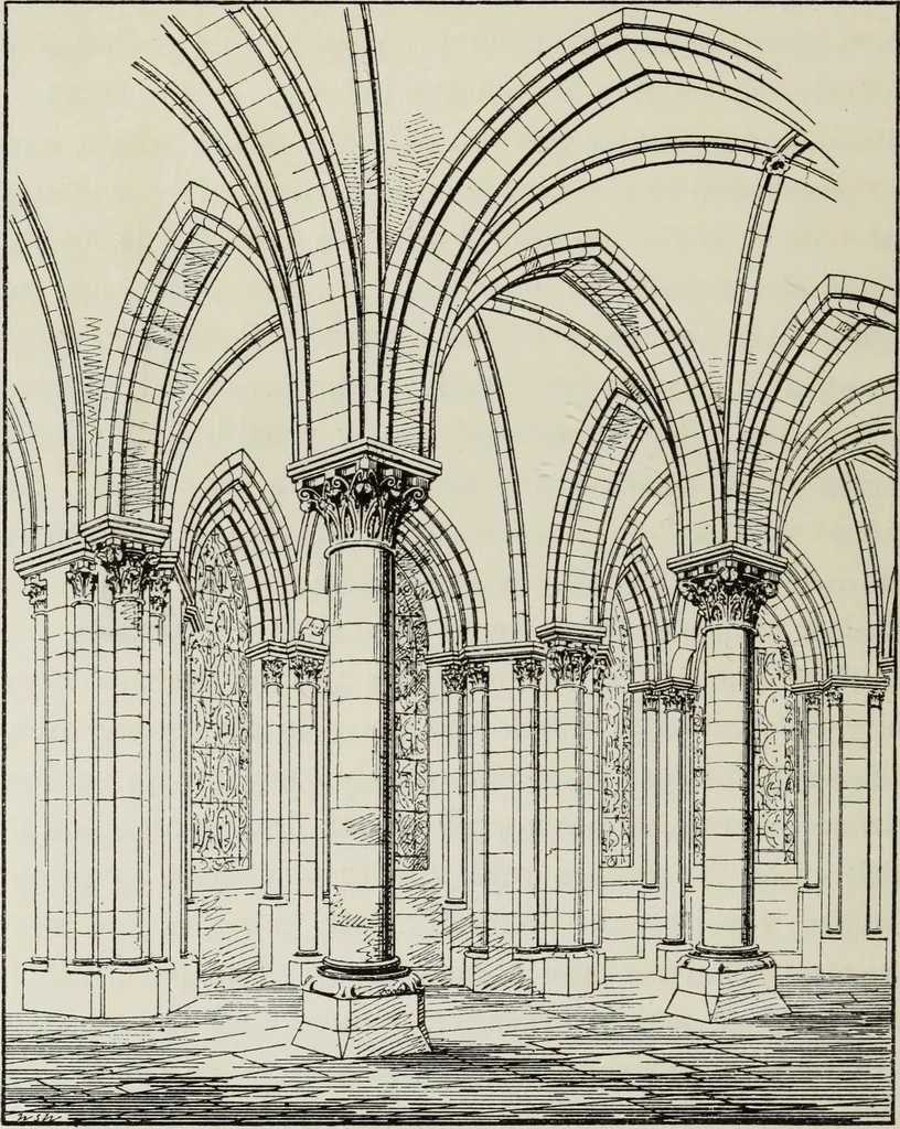 An illustration from Lectures on the rise and development of mediæval architecture, 1879, leaf 101