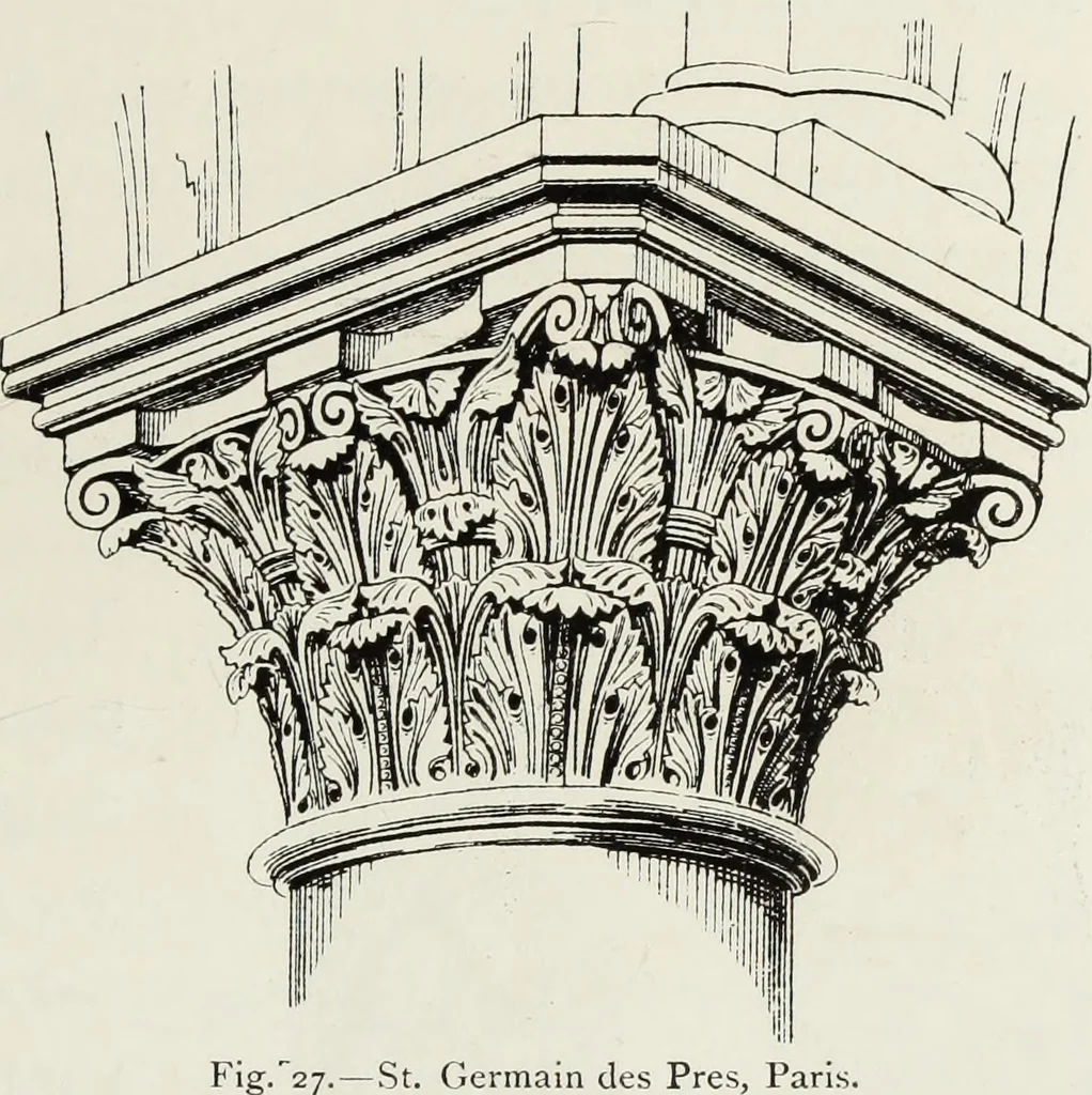 An illustration from Lectures on the rise and development of mediæval architecture, 1879, leaf 108