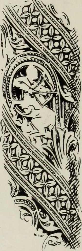 An illustration from Lectures on the rise and development of mediæval architecture, 1879, leaf 109