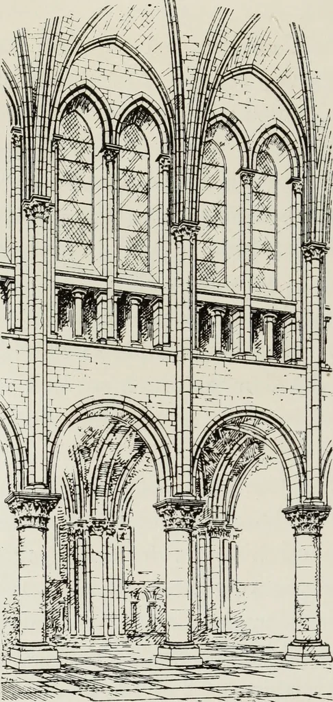 An illustration from Lectures on the rise and development of mediæval architecture, 1879, leaf 115