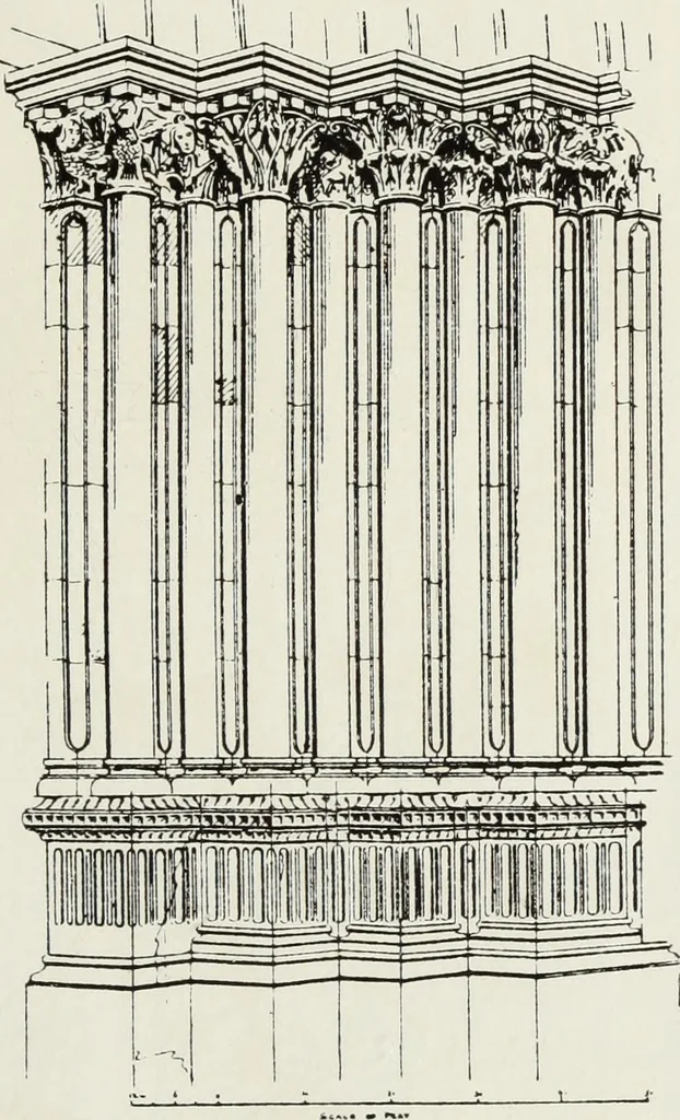 An illustration from Lectures on the rise and development of mediæval architecture, 1879, leaf 116