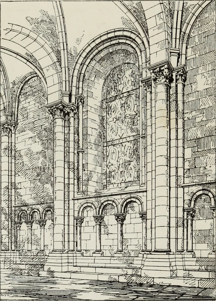 An illustration from Lectures on the rise and development of mediæval architecture, 1879, leaf 119