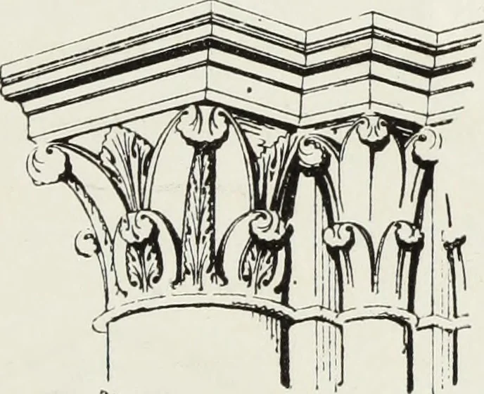 An illustration from Lectures on the rise and development of mediæval architecture, 1879, leaf 124