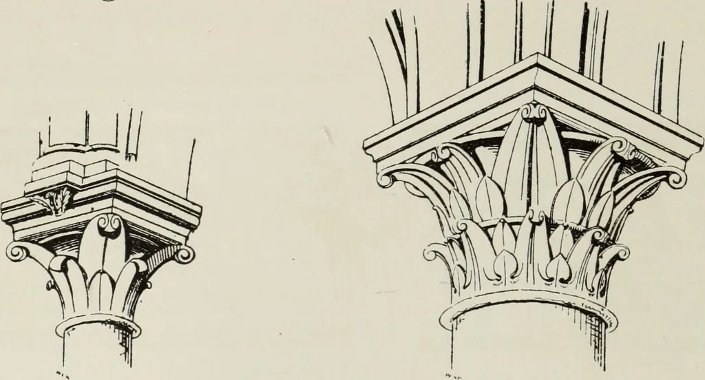 An illustration from Lectures on the rise and development of mediæval architecture, 1879, leaf 125