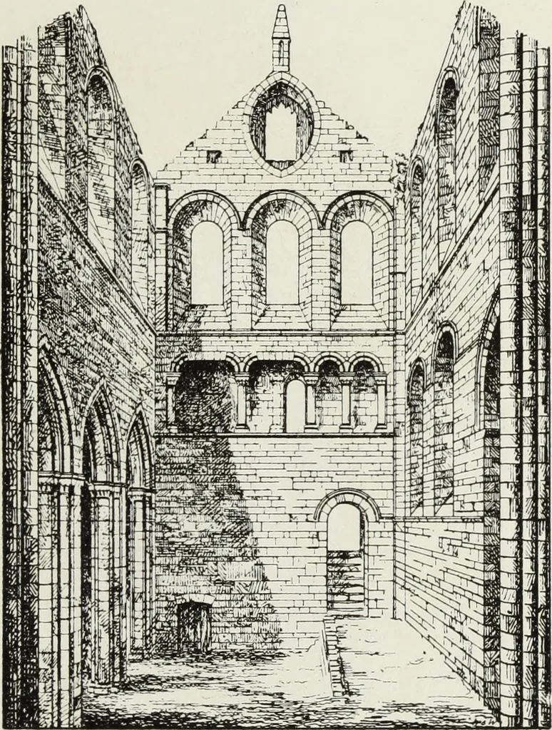 An illustration from Lectures on the rise and development of mediæval architecture, 1879, leaf 128
