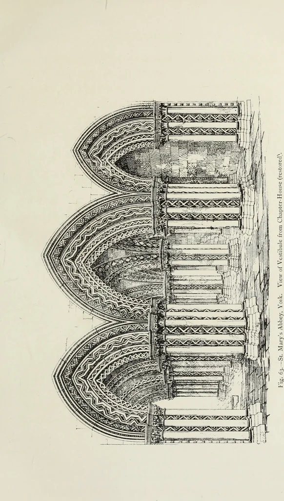 An illustration from Lectures on the rise and development of mediæval architecture, 1879, leaf 132