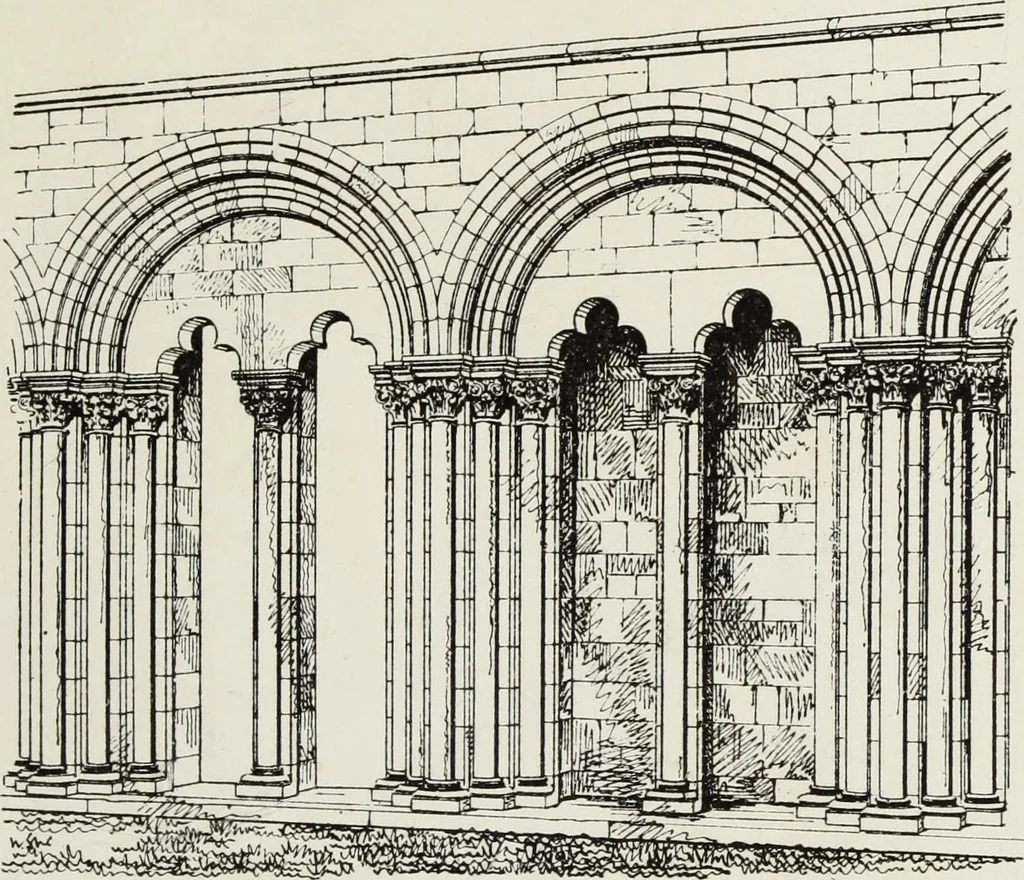 An illustration from Lectures on the rise and development of mediæval architecture, 1879, leaf 136