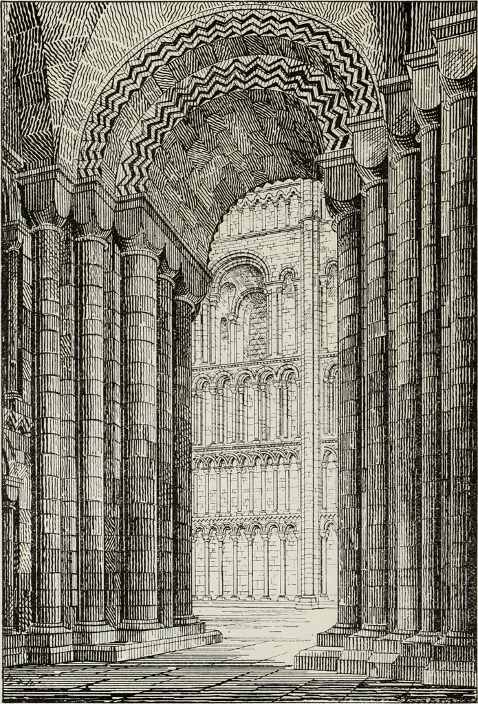 An illustration from Lectures on the rise and development of mediæval architecture, 1879, leaf 137