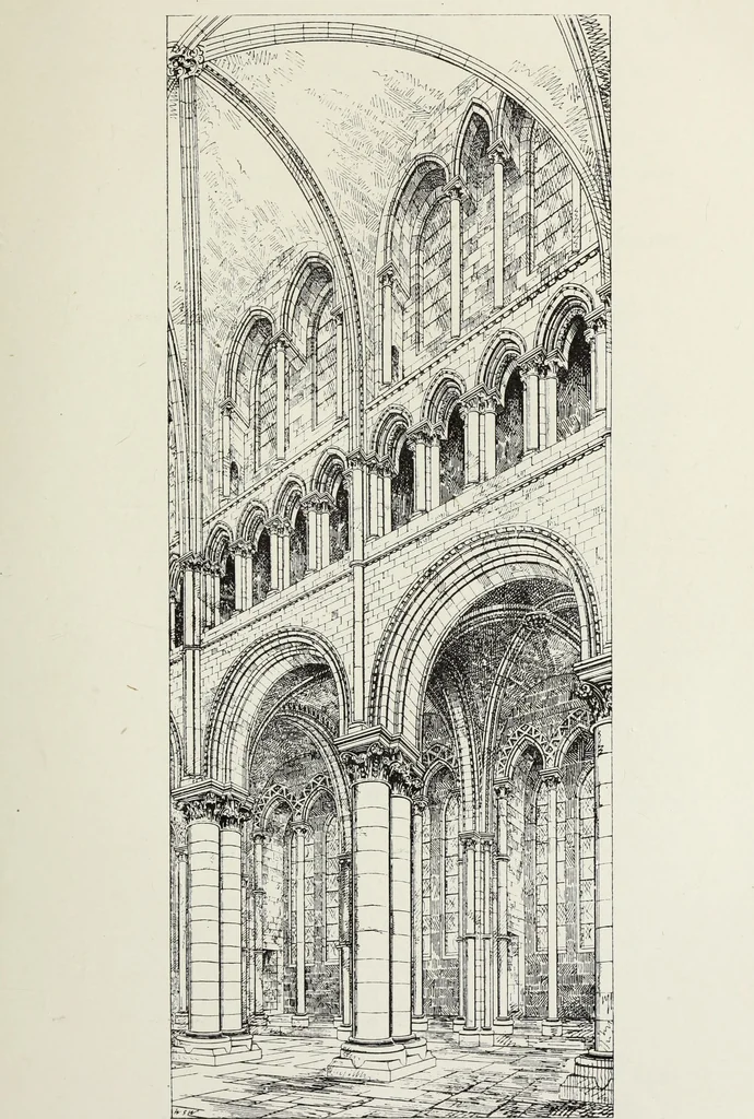 An illustration from Lectures on the rise and development of mediæval architecture, 1879, leaf 142