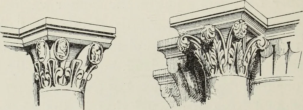 An illustration from Lectures on the rise and development of mediæval architecture, 1879, leaf 151
