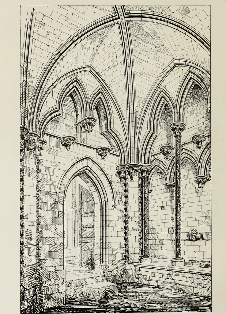 An illustration from Lectures on the rise and development of mediæval architecture, 1879, leaf 207