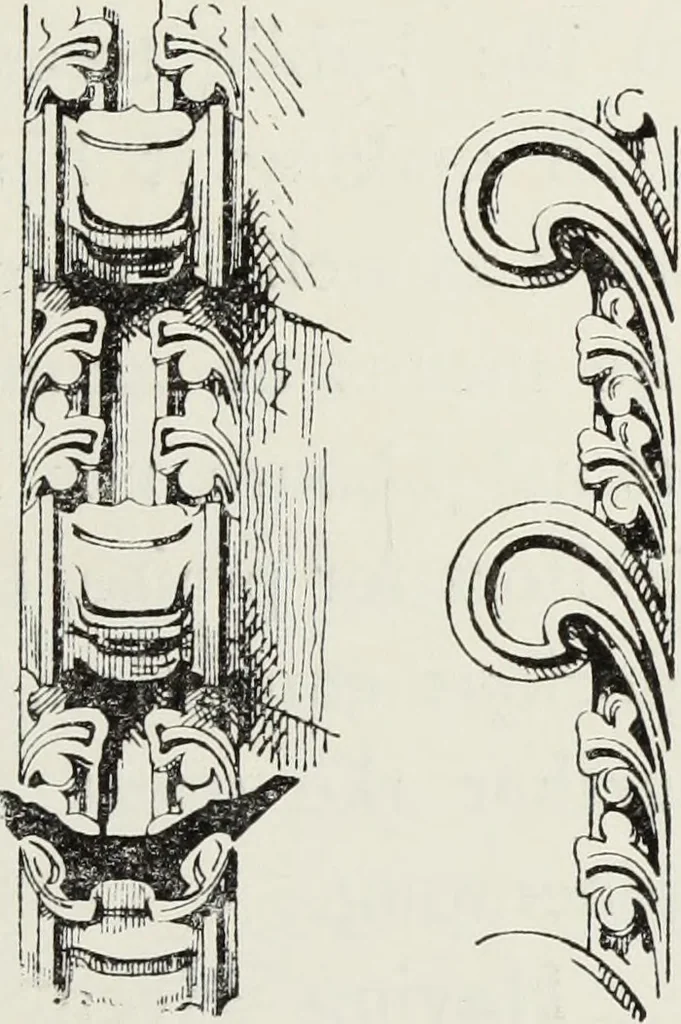 An illustration from Lectures on the rise and development of mediæval architecture, 1879, leaf 208
