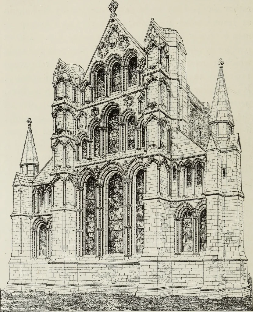 An illustration from Lectures on the rise and development of mediæval architecture, 1879, leaf 233