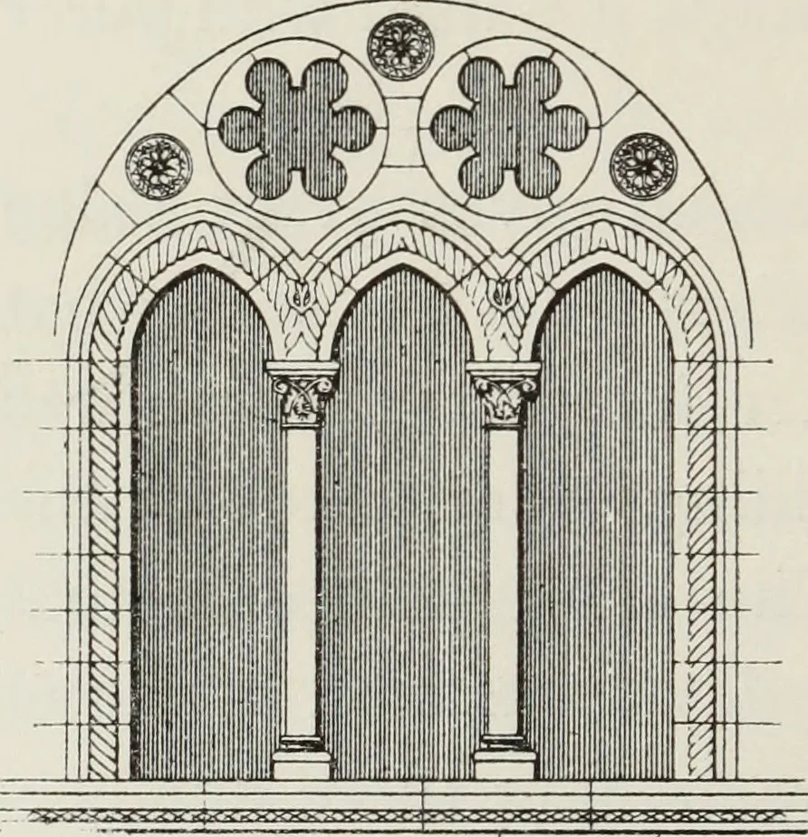 An illustration from Lectures on the rise and development of mediæval architecture, 1879, leaf 251