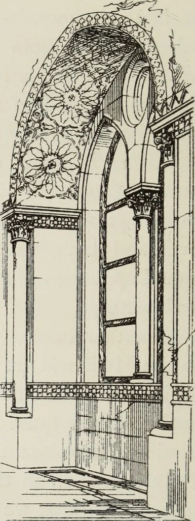 An illustration from Lectures on the rise and development of mediæval architecture, 1879, leaf 251