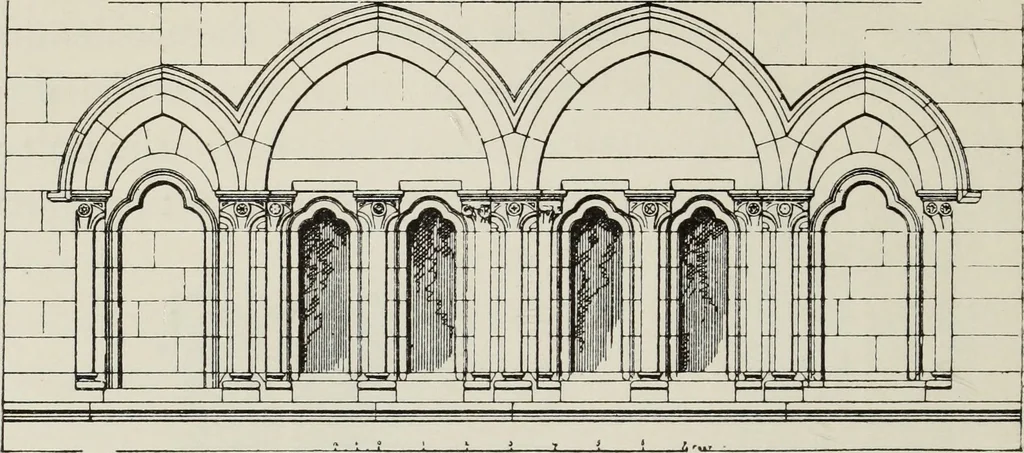 An illustration from Lectures on the rise and development of mediæval architecture, 1879, leaf 253