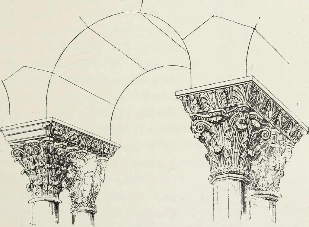 An illustration from Lectures on the rise and development of mediæval architecture, 1879, leaf 274