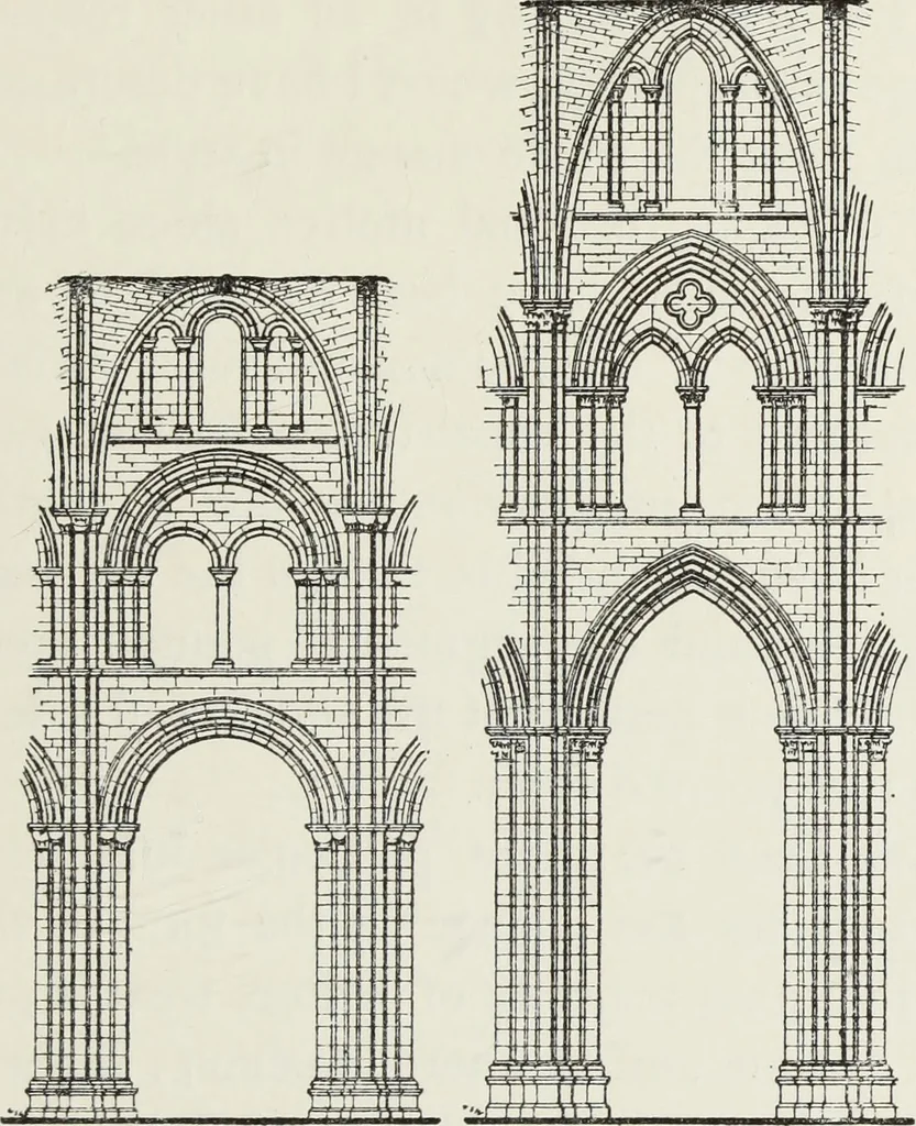 An illustration from Lectures on the rise and development of mediæval architecture, 1879, leaf 288