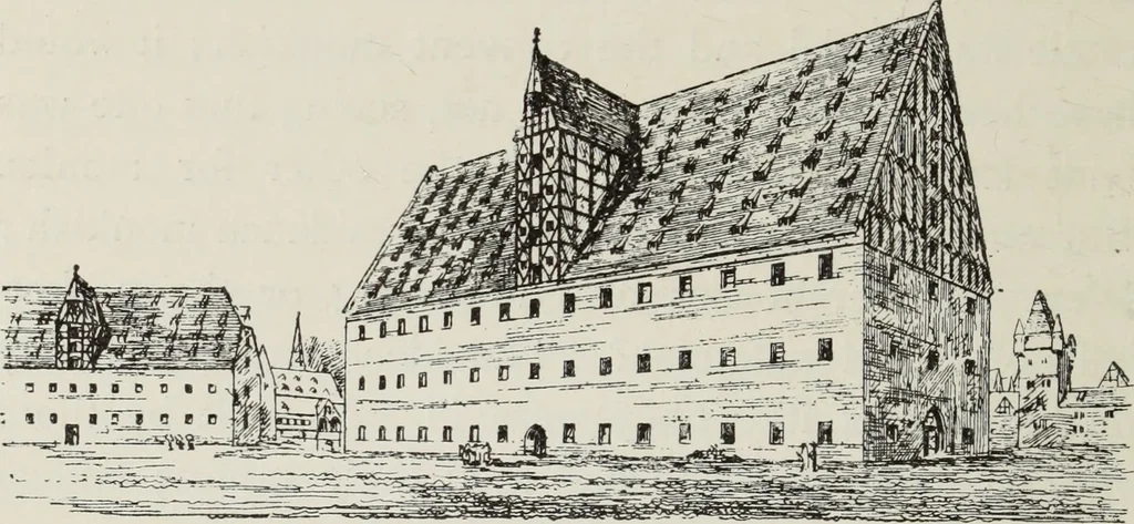 An illustration from Lectures on the rise and development of mediæval architecture, 1879, leaf 307