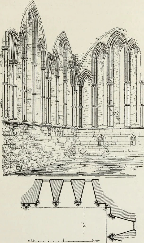 An illustration from Lectures on the rise and development of mediæval architecture, 1879, leaf 332