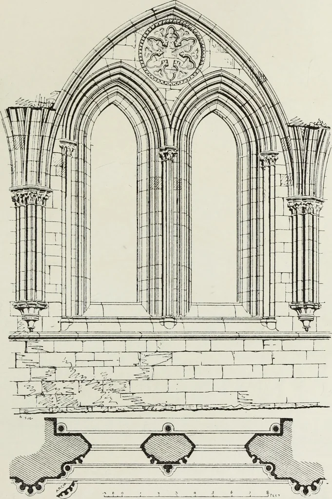 An illustration from Lectures on the rise and development of mediæval architecture, 1879, leaf 338