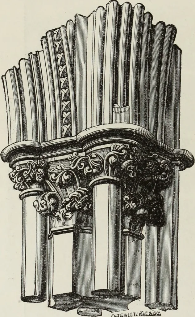 An illustration from Lectures on the rise and development of mediæval architecture, 1879, leaf 357