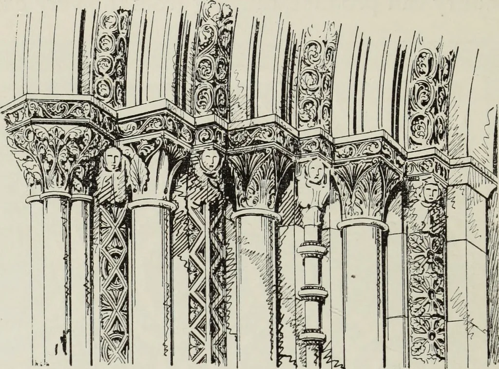 An illustration from Lectures on the rise and development of mediæval architecture, 1879, leaf 365