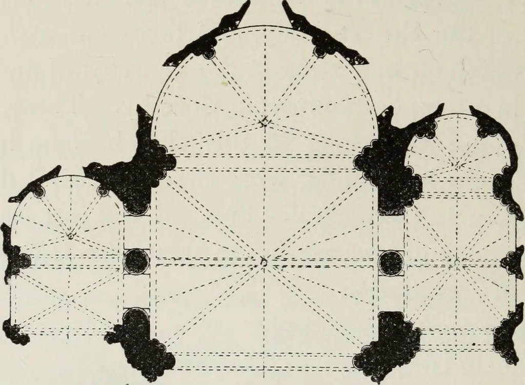An illustration from Lectures on the rise and development of mediæval architecture, 1879, leaf 371