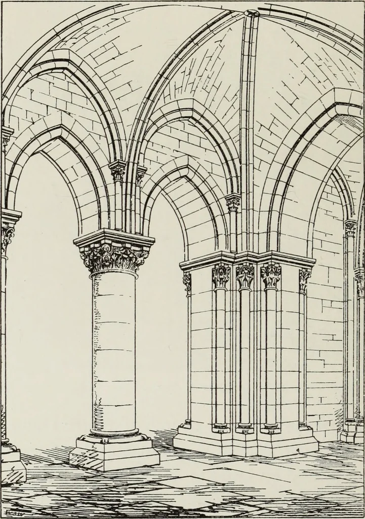 An illustration from Lectures on the rise and development of mediæval architecture, 1879, leaf 373