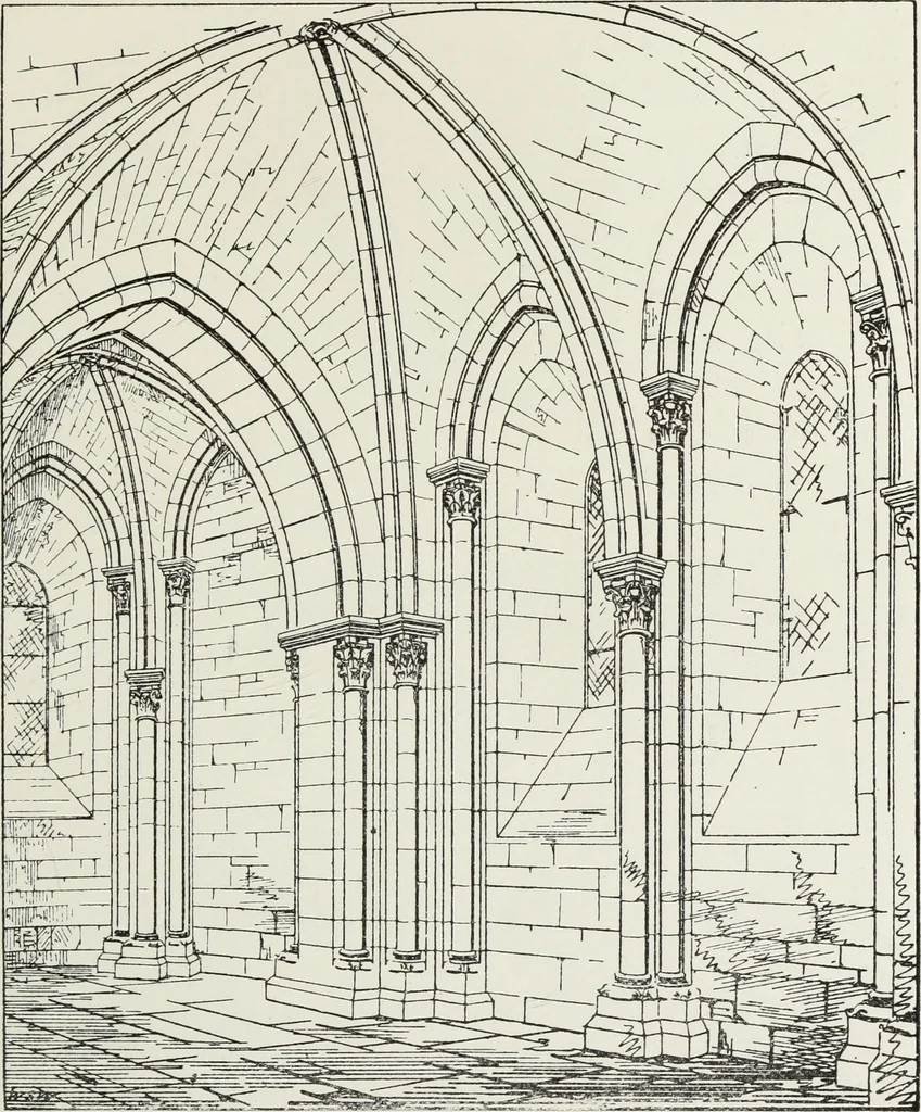 An illustration from Lectures on the rise and development of mediæval architecture, 1879, leaf 374