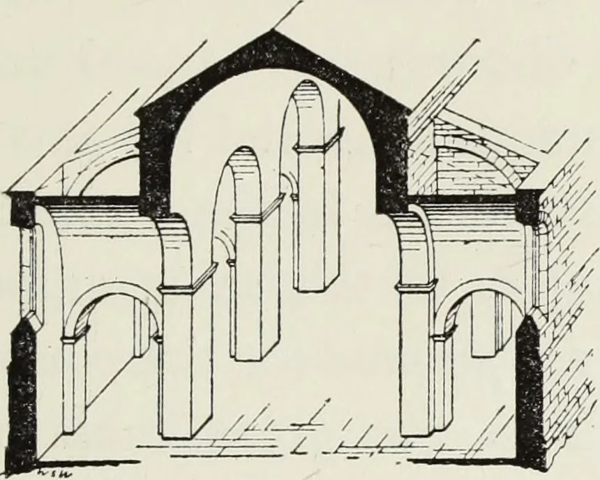 An illustration from Lectures on the rise and development of mediæval architecture, 1879, leaf 76