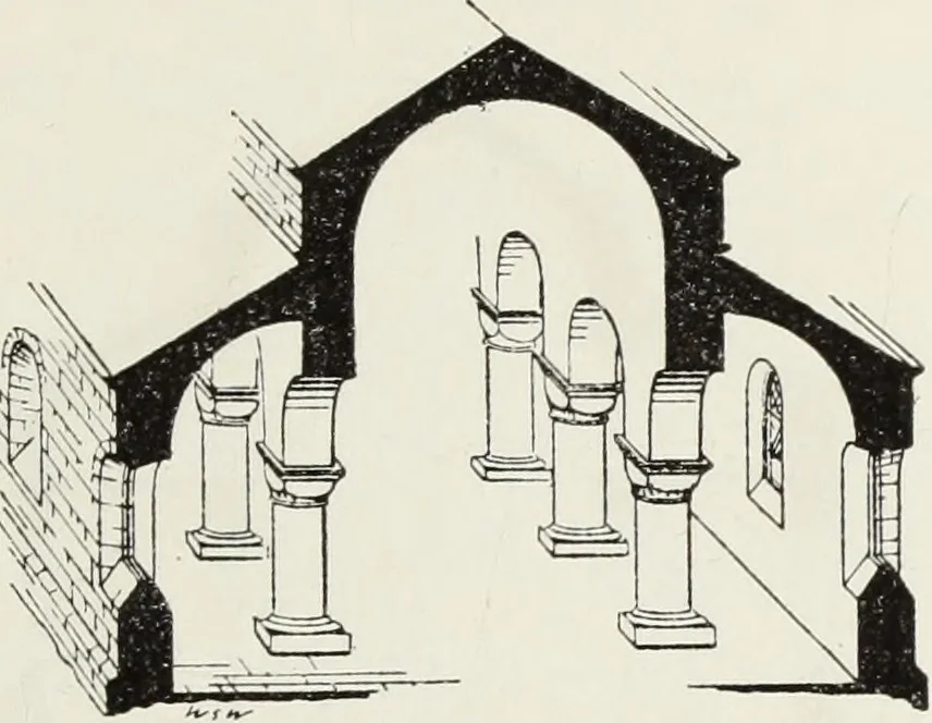 An illustration from Lectures on the rise and development of mediæval architecture, 1879, leaf 76