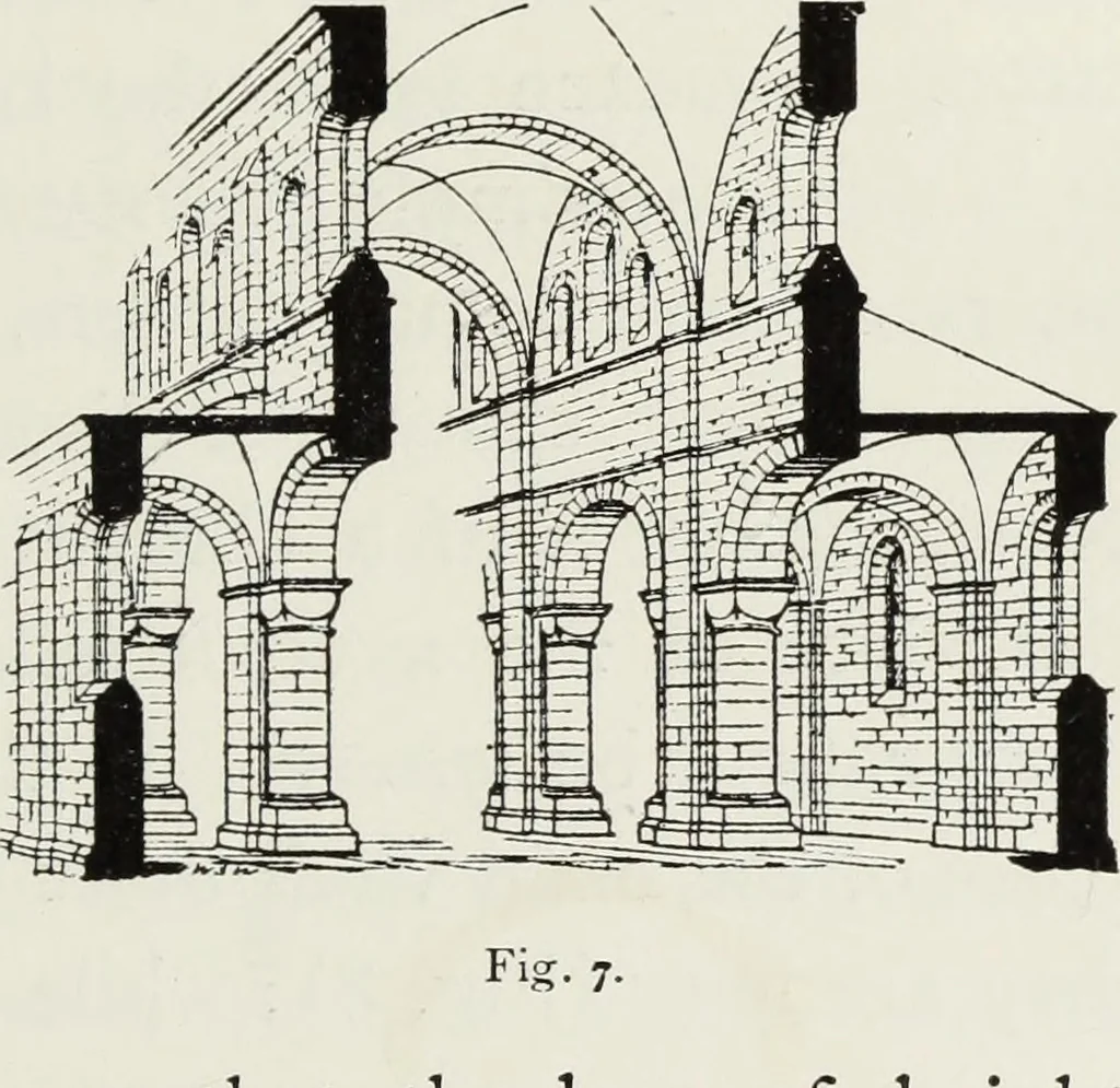 An illustration from Lectures on the rise and development of mediæval architecture, 1879, leaf 78