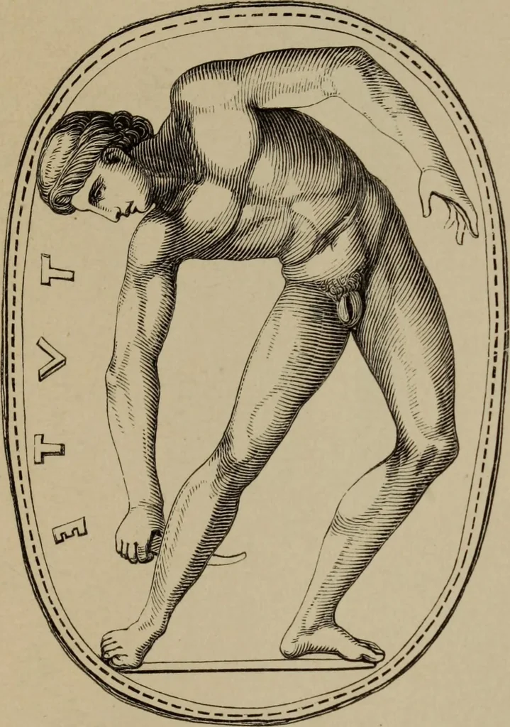 An illustration from Lectures on sculpture, as delivered before the president and members of the Royal Academy, 1865, leaf 368