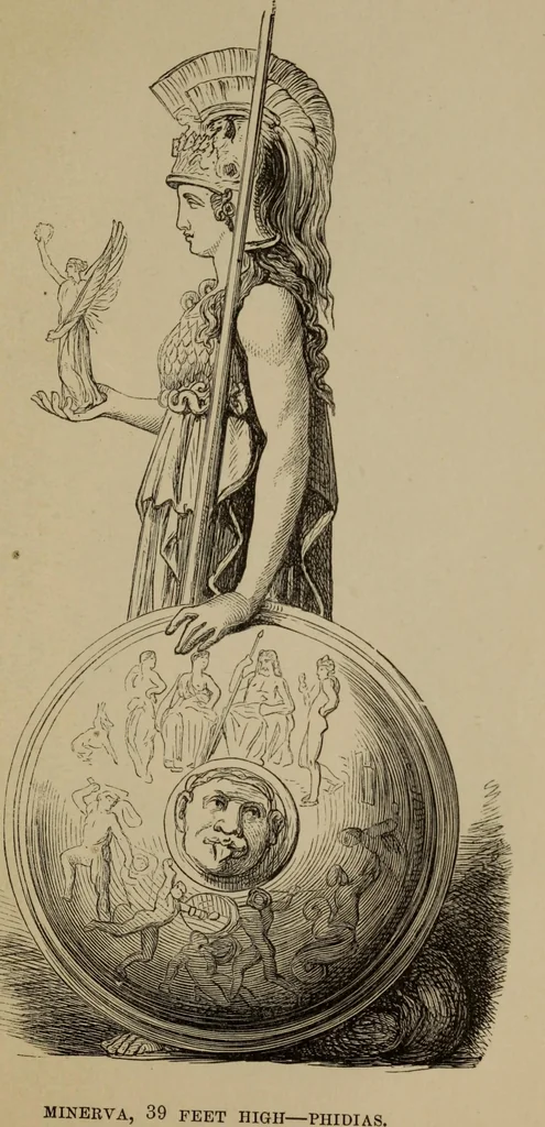 An illustration from Lectures on sculpture, as delivered before the president and members of the Royal Academy, 1865, leaf 370