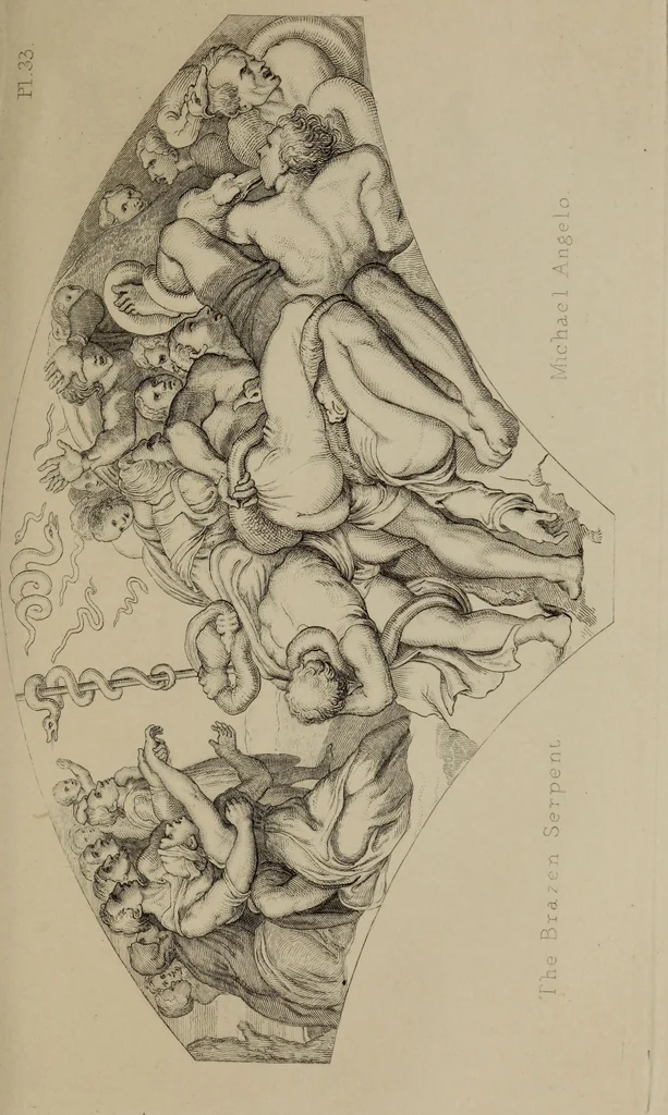 An illustration from Lectures on sculpture, as delivered before the president and members of the Royal Academy, 1865, leaf 398