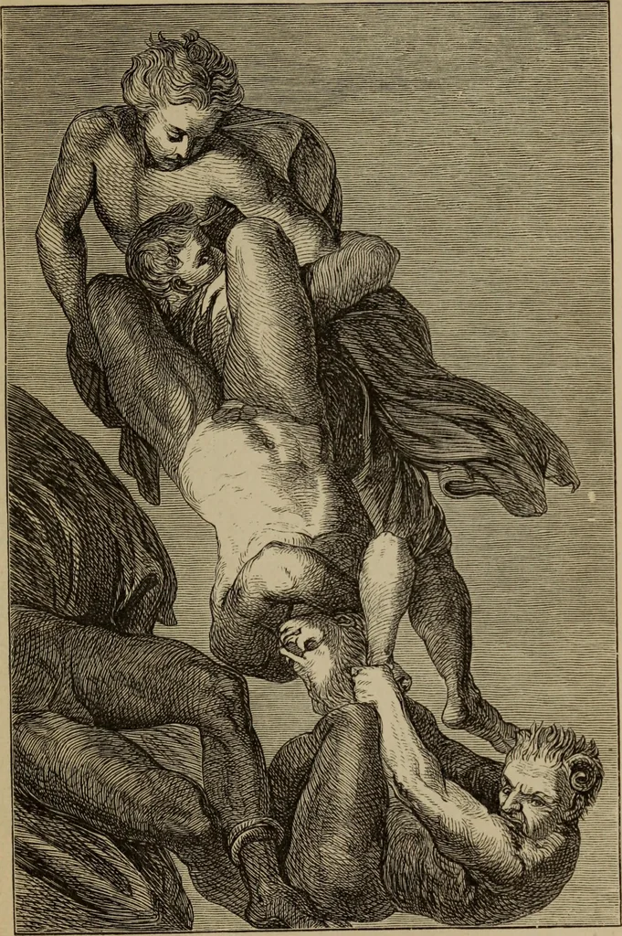 An illustration from Lectures on sculpture, as delivered before the president and members of the Royal Academy, 1865, leaf 406
