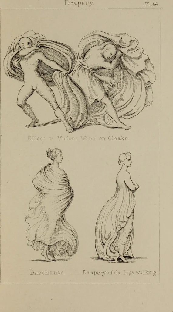 An illustration from Lectures on sculpture, as delivered before the president and members of the Royal Academy, 1865, leaf 420