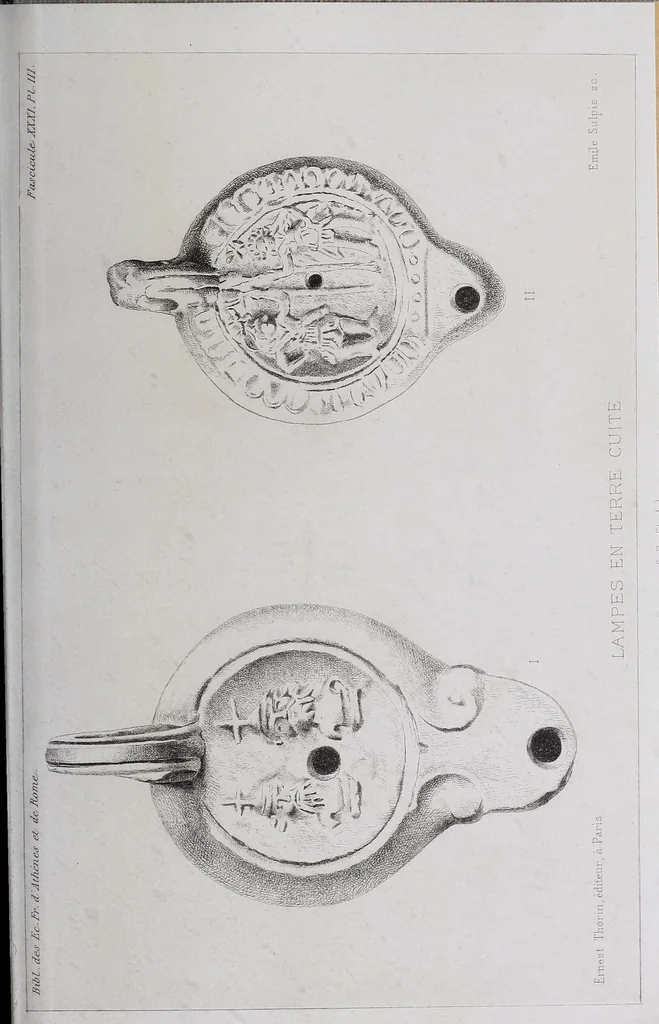 An illustration from Le culte de Castor et Pollux en Italie, 1883, leaf 199