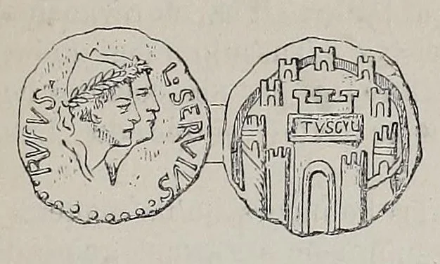 An illustration from Le culte de Castor et Pollux en Italie, 1883, leaf 31