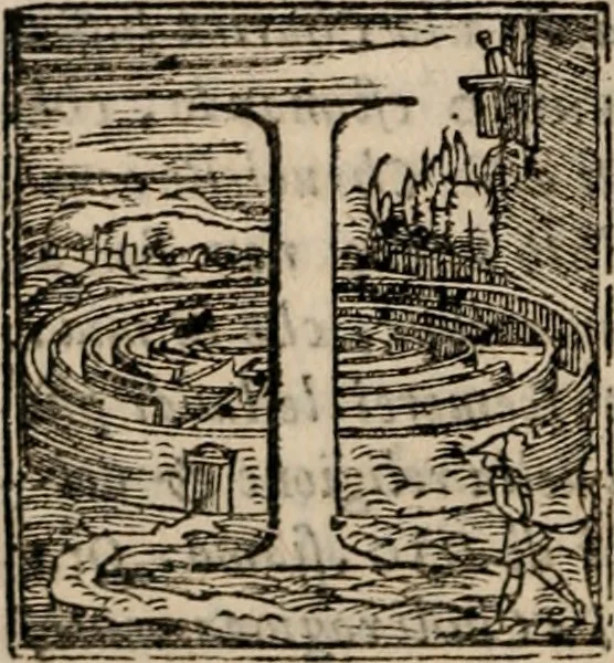 An illustration from Le diece veglie di Bartolomeo Arnigio, de gli ammendati costvmi dell' hvmana vita, nelle quali non sol si tratta di quelle vertù, ch'à uiuer nella luce de gli huomini, & di Dio bisogneuoli sono, 1577, leaf 167