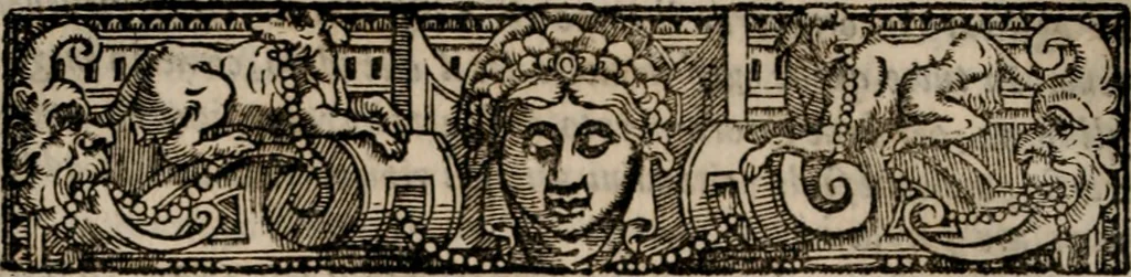 An illustration from Le diece veglie di Bartolomeo Arnigio, de gli ammendati costvmi dell' hvmana vita, nelle quali non sol si tratta di quelle vertù, ch'à uiuer nella luce de gli huomini, & di Dio bisogneuoli sono, 1577, leaf 229
