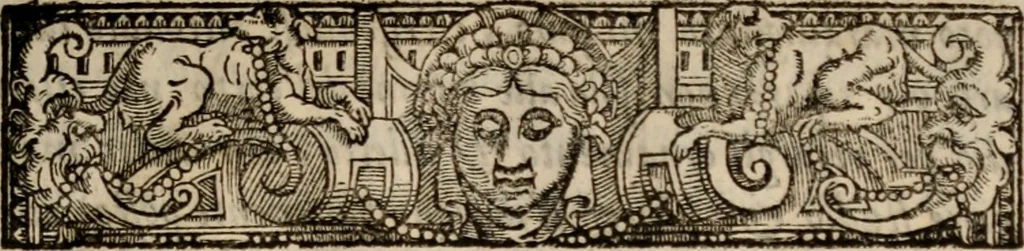 An illustration from Le diece veglie di Bartolomeo Arnigio, de gli ammendati costvmi dell' hvmana vita, nelle quali non sol si tratta di quelle vertù, ch'à uiuer nella luce de gli huomini, & di Dio bisogneuoli sono, 1577, leaf 4